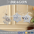 Hanging decoration snowflake ceramic christmas ornament parts
